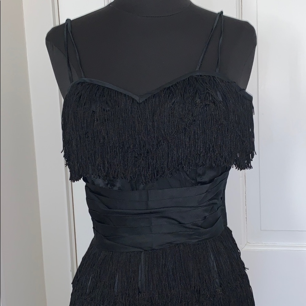 Vintage Branson tassel dress. 100% Silk. Sz